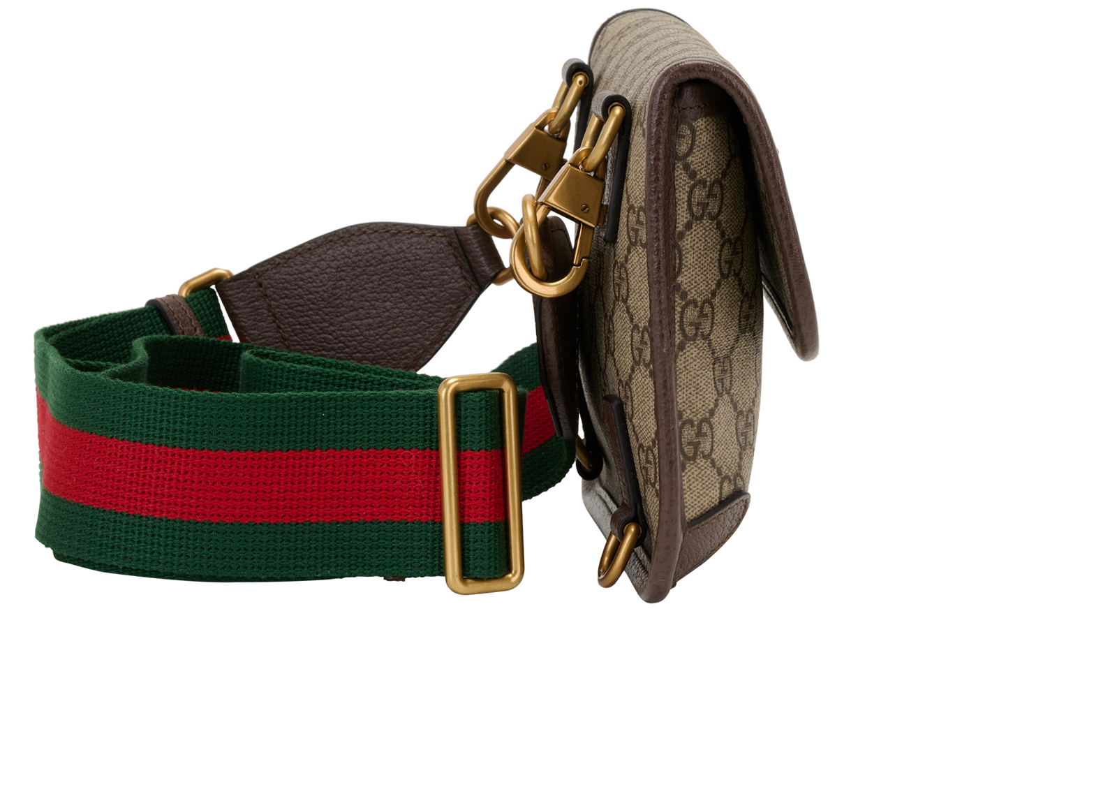 Neo Vintage Messenger, &pound;550, Handbags, Brown, Canvas, Side view